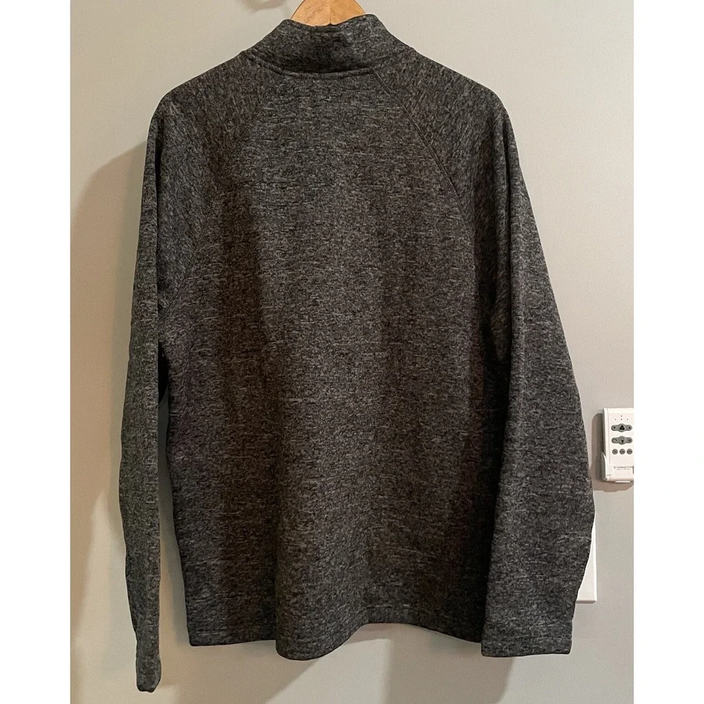 Eddie Bauer‎ Sweater 1/2 Zip Mock Neck Fleece Pullover Chest Pocket Mens XL